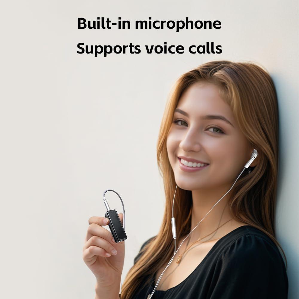 Receptor Bluetooth FiiO BTR11 LDAC 5.3 Adaptador 3.5mm Blanco