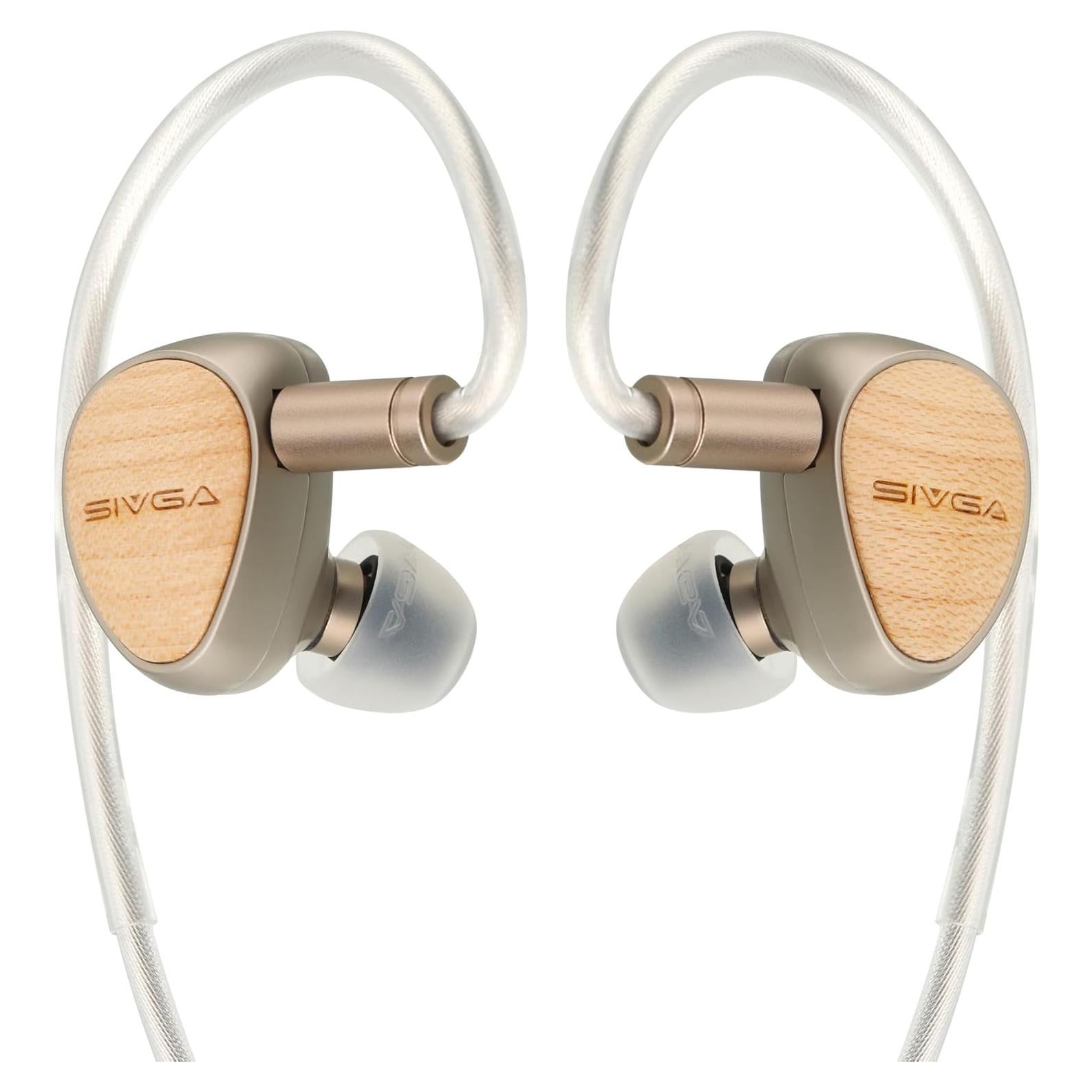 Auriculares SIVGA QUE 10mm Dinámicos de Berilio con Cable Desmontable