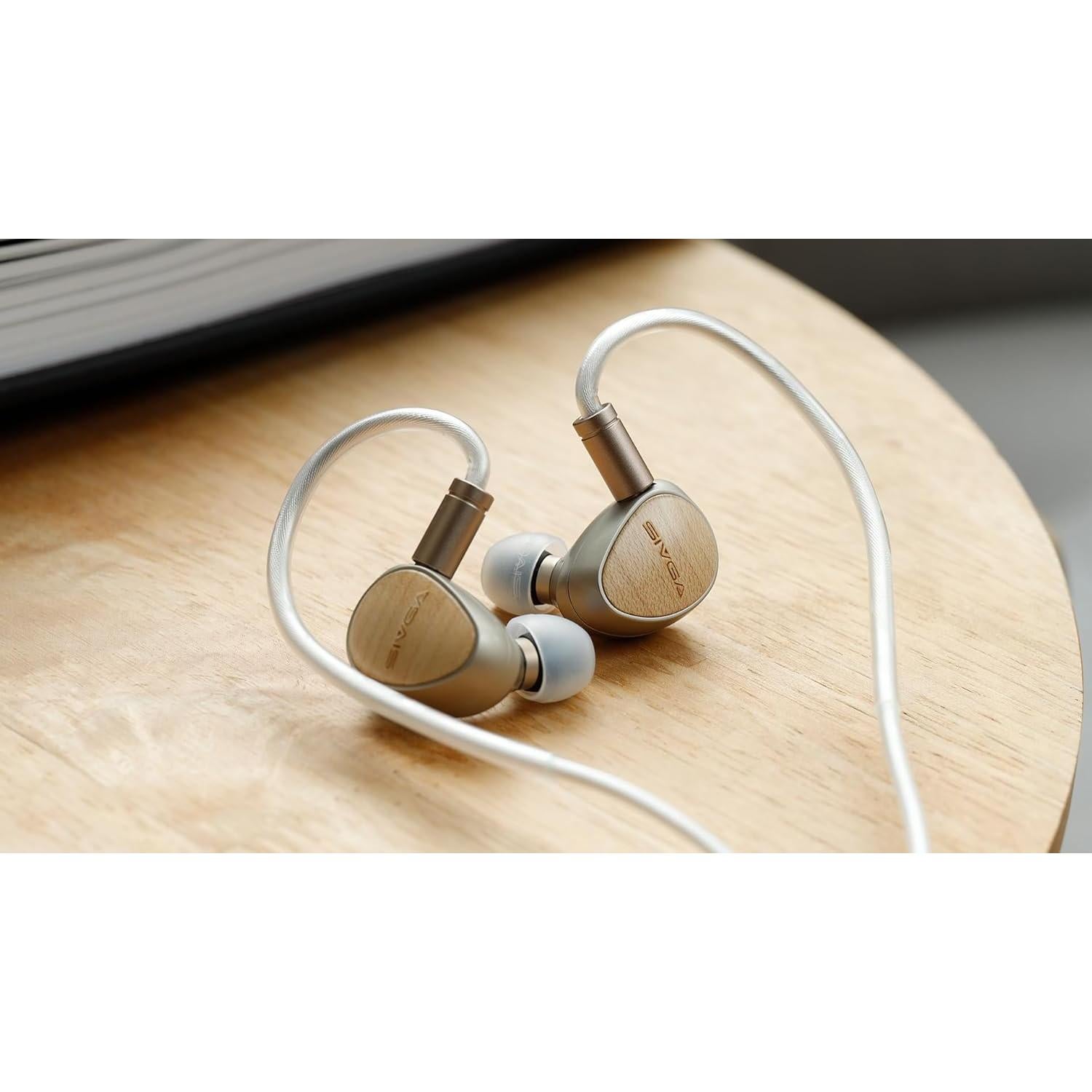 Auriculares SIVGA QUE 10mm Dinámicos de Berilio con Cable Desmontable