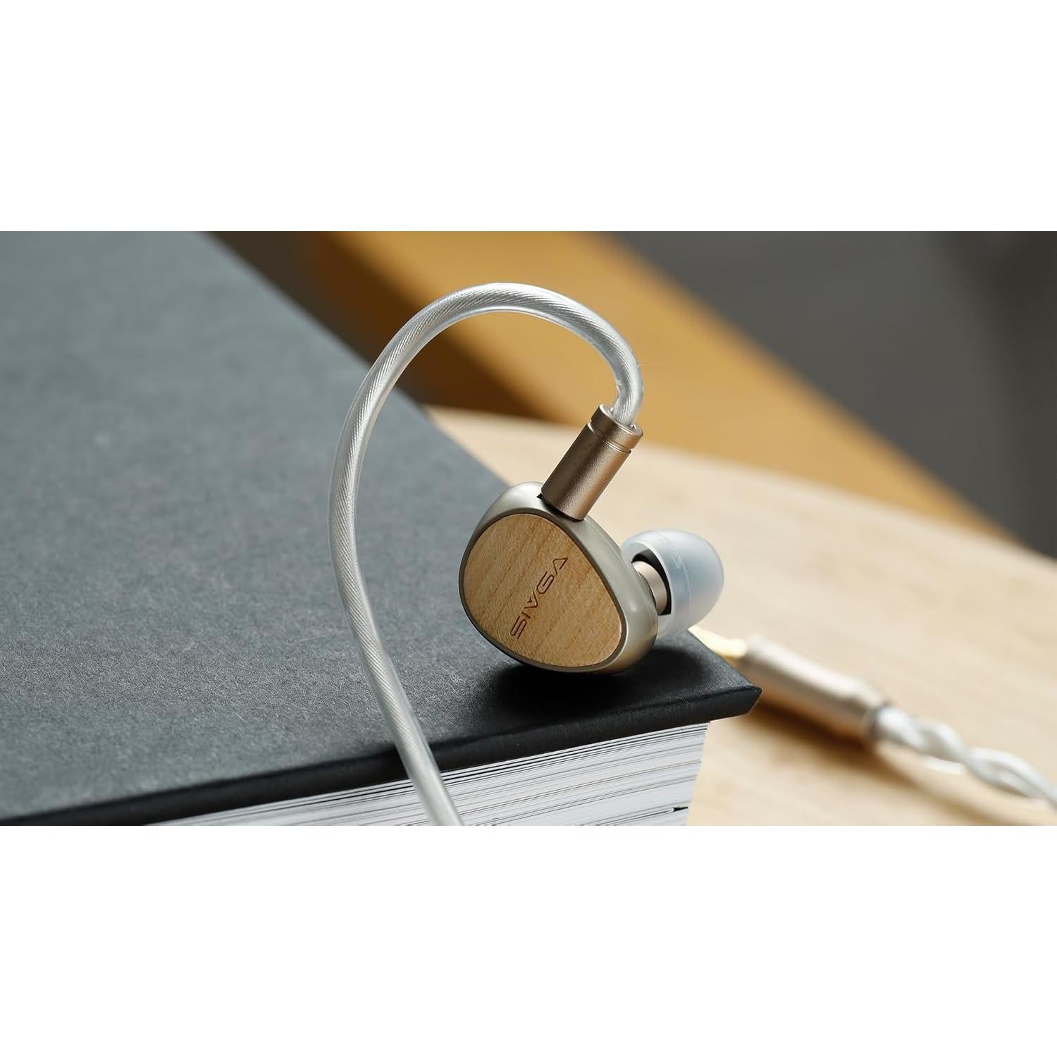 Auriculares SIVGA QUE 10mm Dinámicos de Berilio con Cable Desmontable