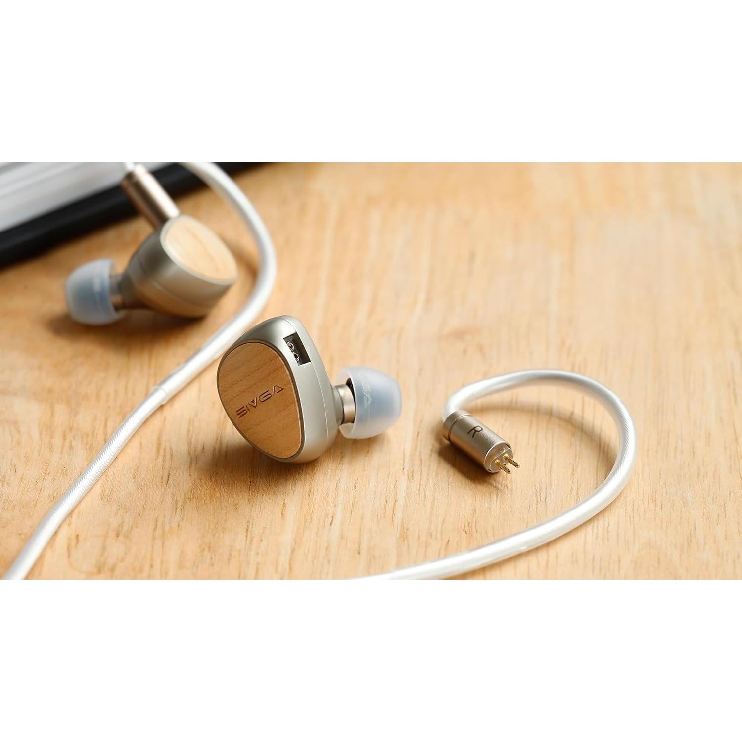 Auriculares SIVGA QUE 10mm Dinámicos de Berilio con Cable Desmontable