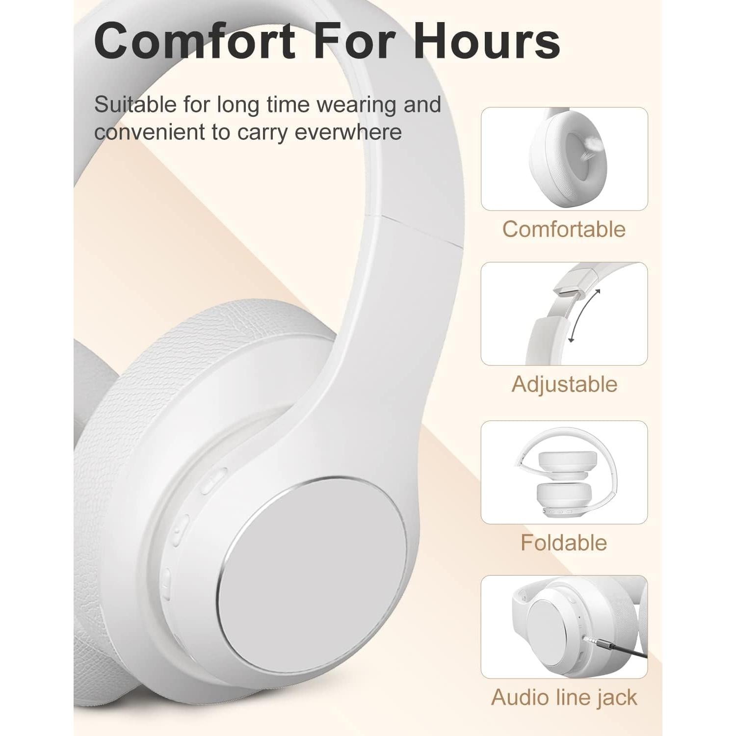 Auriculares Inalámbricos Bluetooth Intoberp BH-15, 40h HiFi