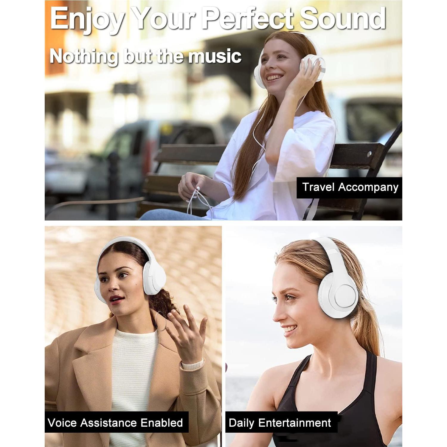 Auriculares Inalámbricos Bluetooth Intoberp BH-15, 40h HiFi