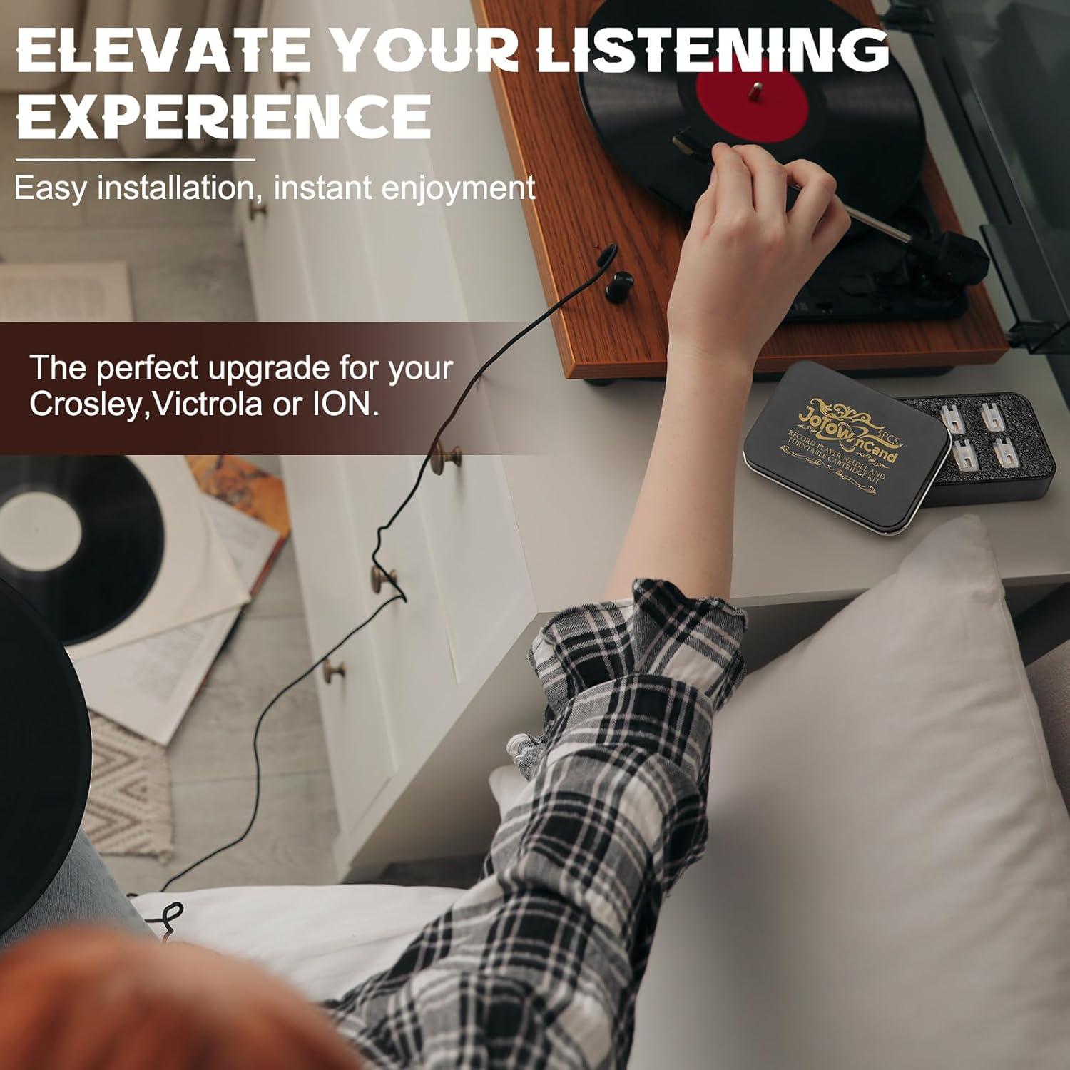 Kit de Agujas de Repuesto para Tocadiscos Ruby - 5 Piezas