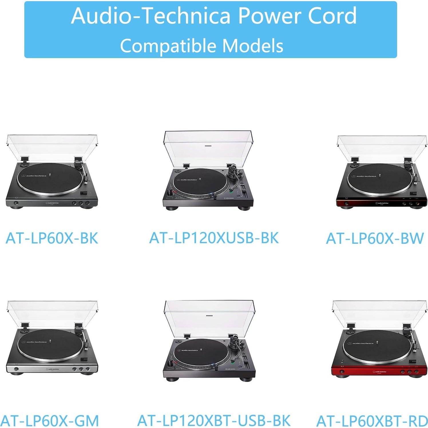 Adaptador de Corriente 12V para Reproductores Audio-Technica