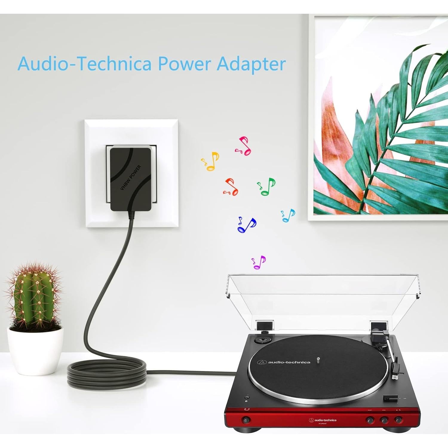 Adaptador de Corriente 12V para Reproductores Audio-Technica