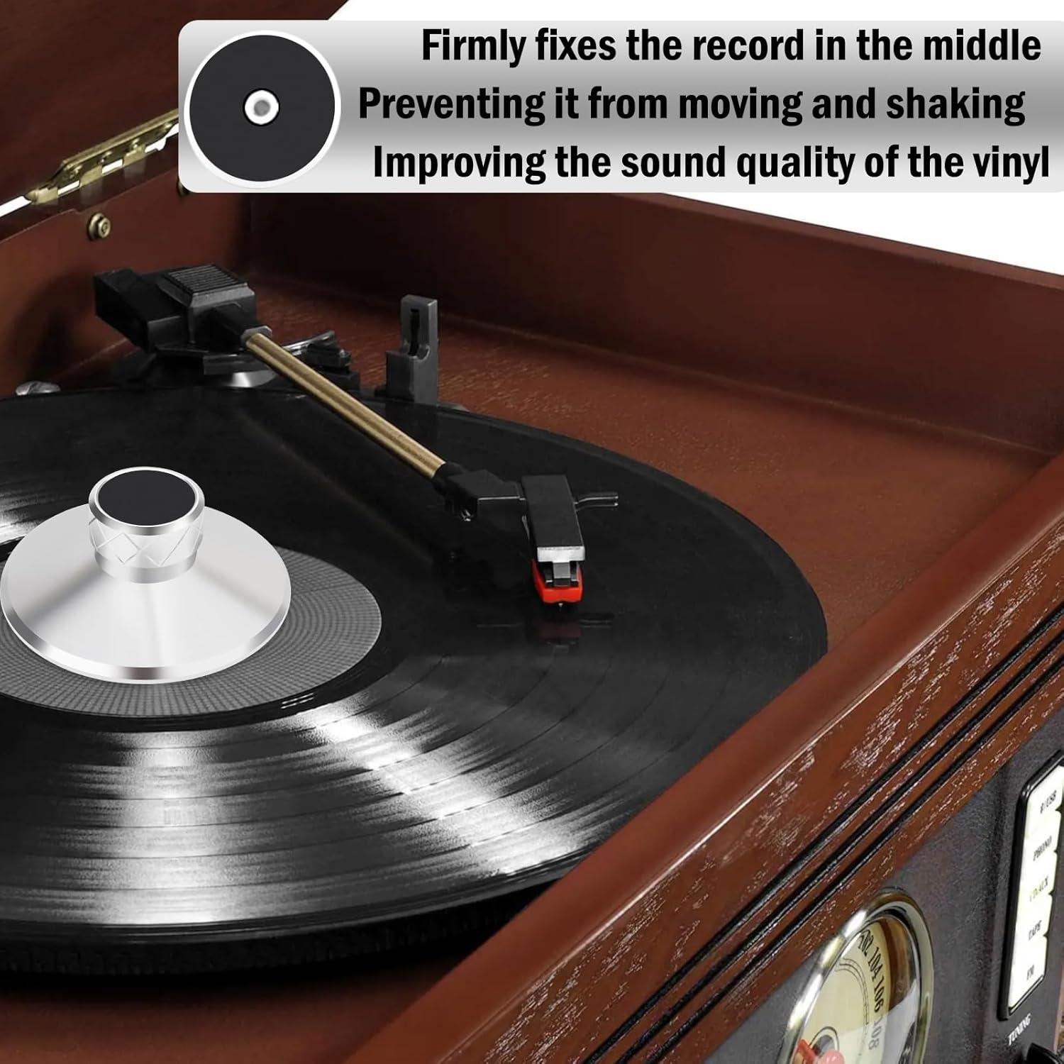 Estabilizador de Disco de Vinilo Preffair LP113S 113g Aluminio