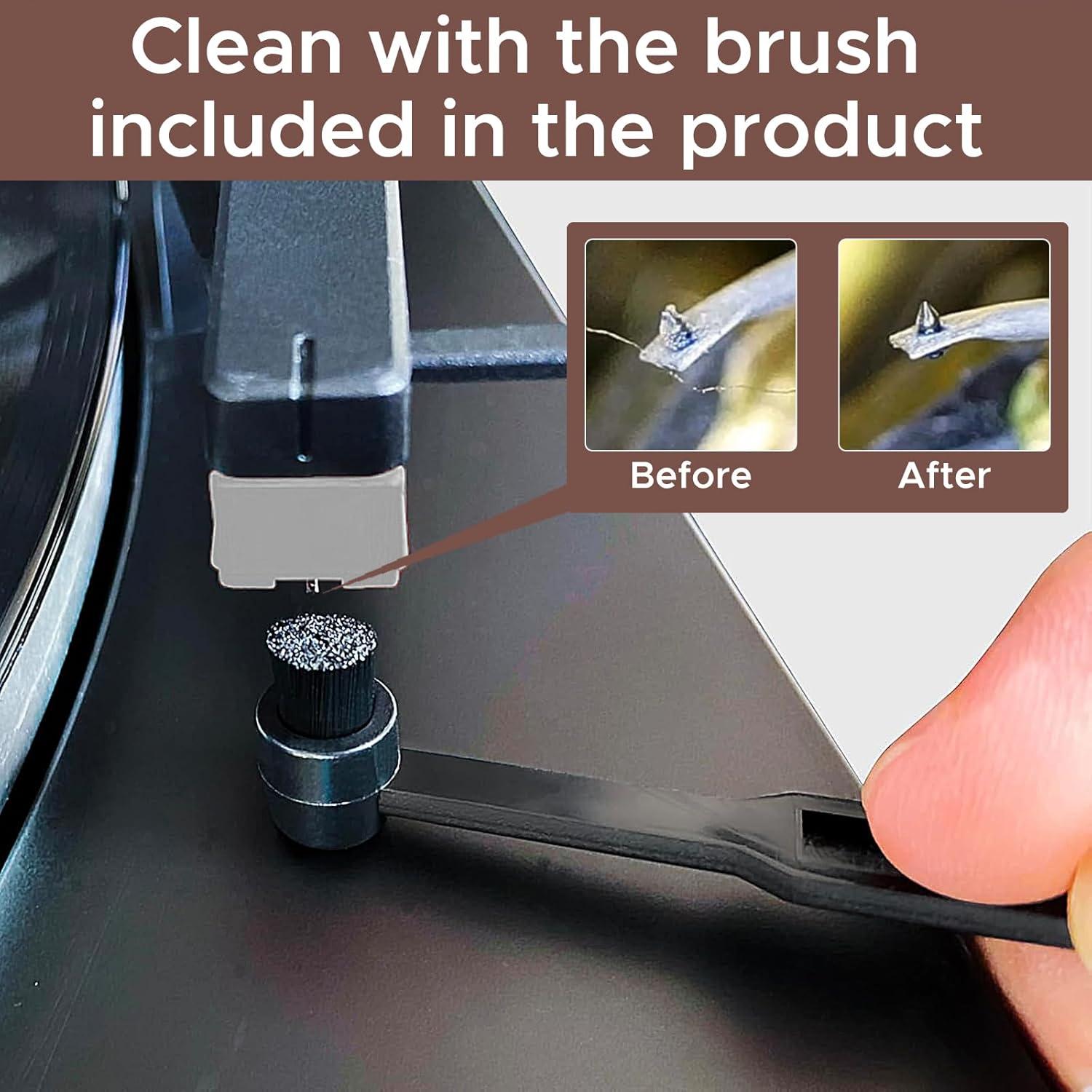 Paquete de 2 Puntas de Reemplazo ATN3600L - Aguja Diamante y Fibra Carbono para Audio-Technica