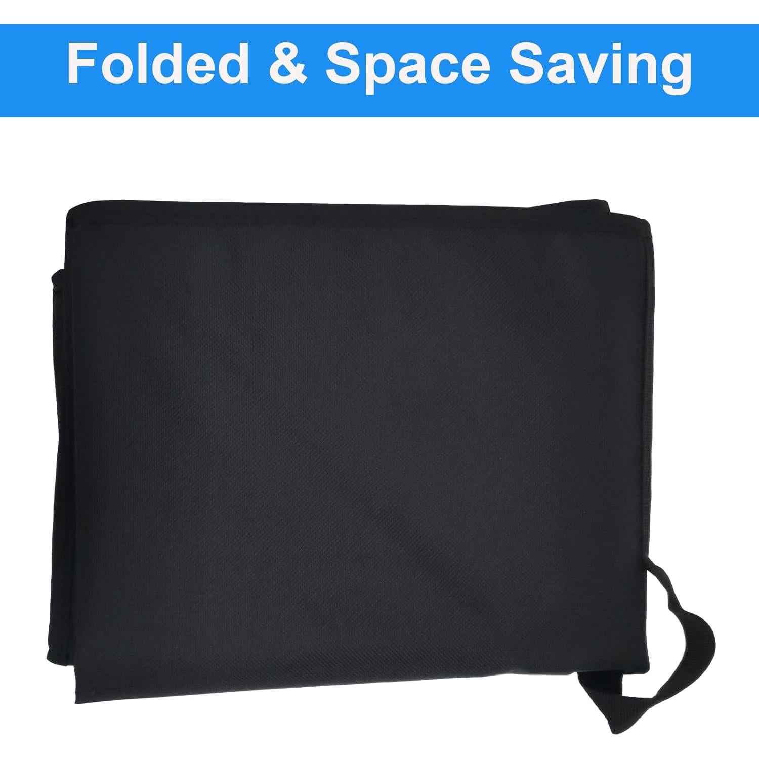 Cubierta de Polvo para Tocadiscos SHTCSZBA 48x40cm Negra