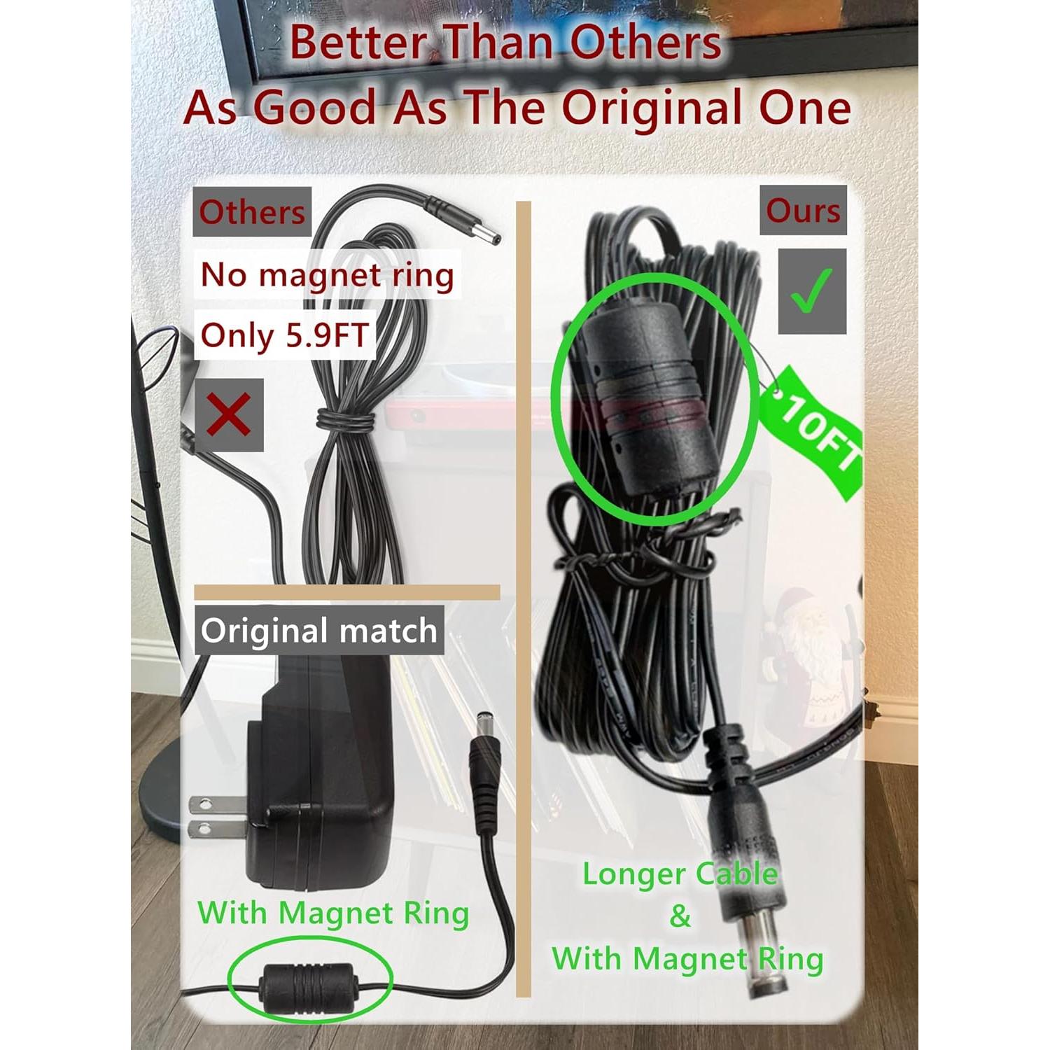 Cable de Alimentación 3m 12V para Tocadiscos Audio Technica