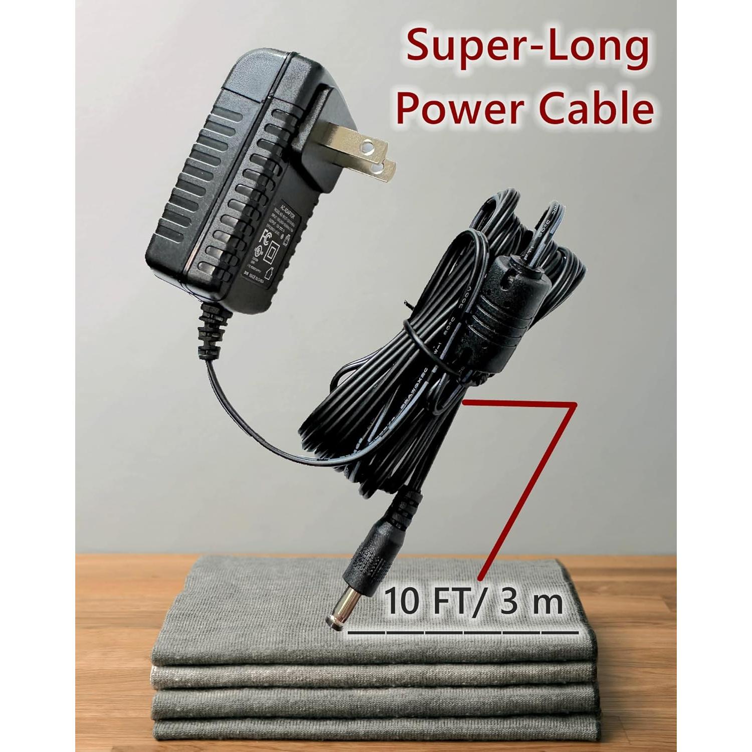 Cable de Alimentación 3m 12V para Tocadiscos Audio Technica