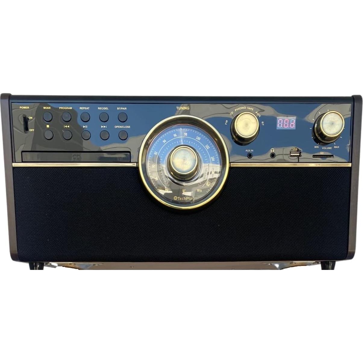 Sistema Estéreo Completo TechPlay Cyclops 8 en 1 Bluetooth Expresso