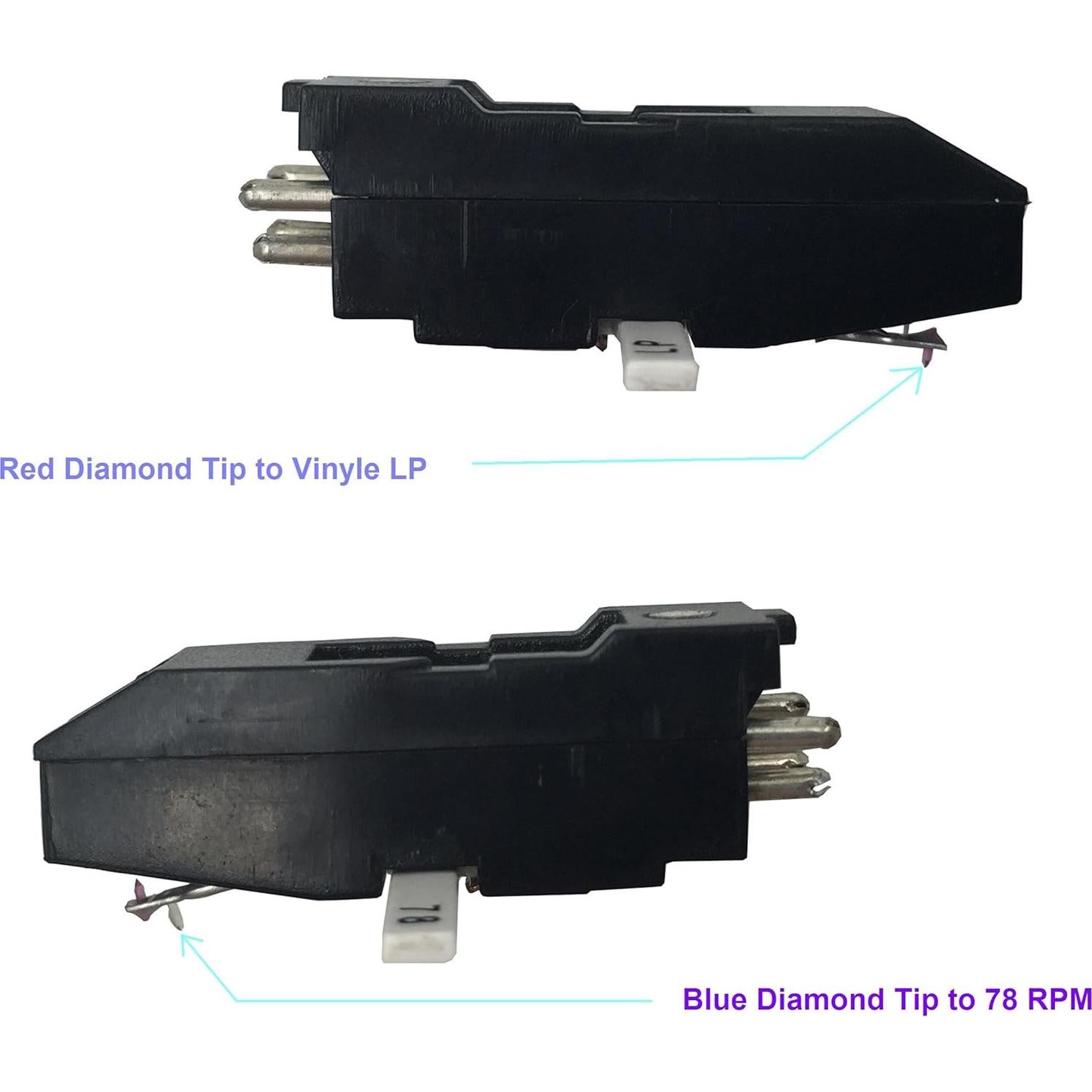 Cartucho de Tocadiscos Banpa BP2ATC con Punta de Diamante Doble