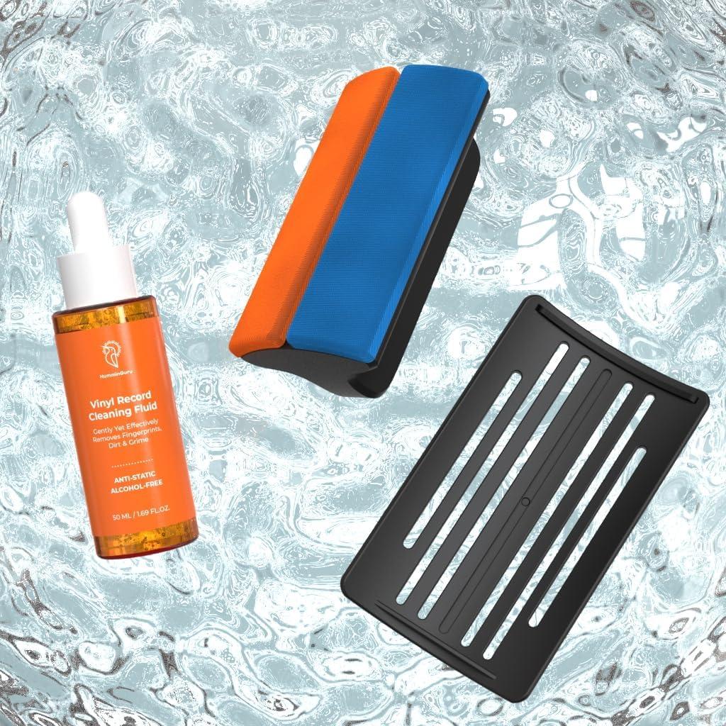 Kit de Limpieza de Discos de Vinilo HumminGuru I-Brush Antiestático
