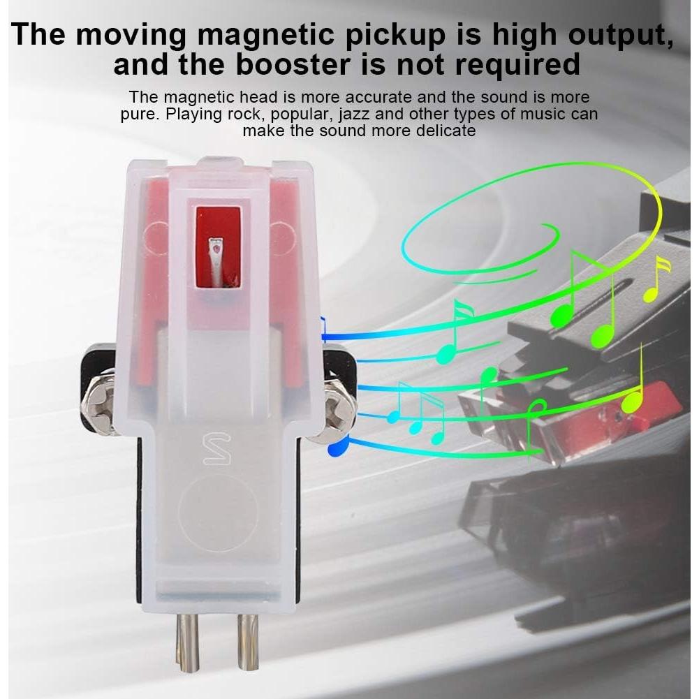 Aguja Doble de Imán Móvil PUSOKEI para Fonógrafo y Tocadiscos