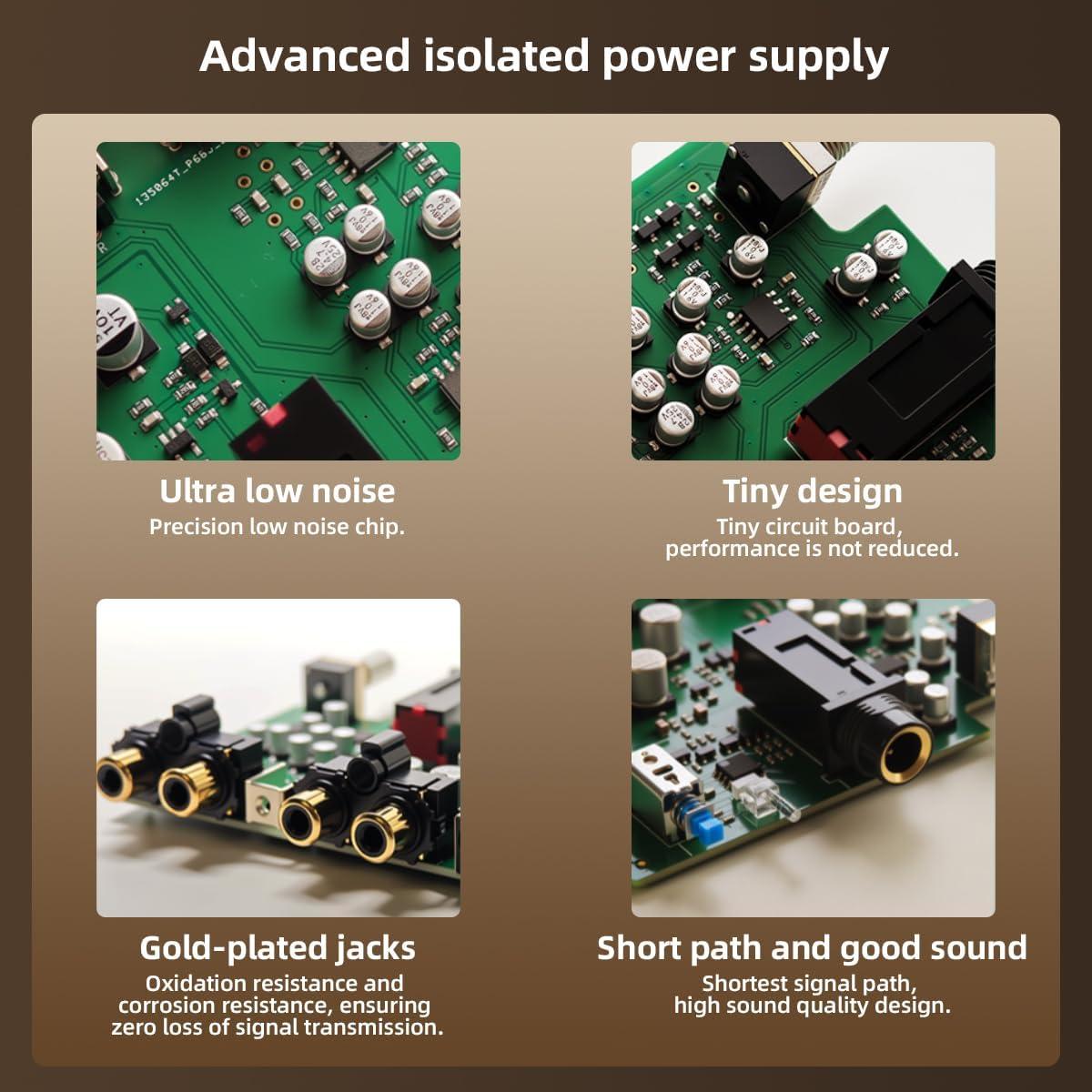 Amplificador de Phono S.M.S.L PH-1 para Tocadiscos MM
