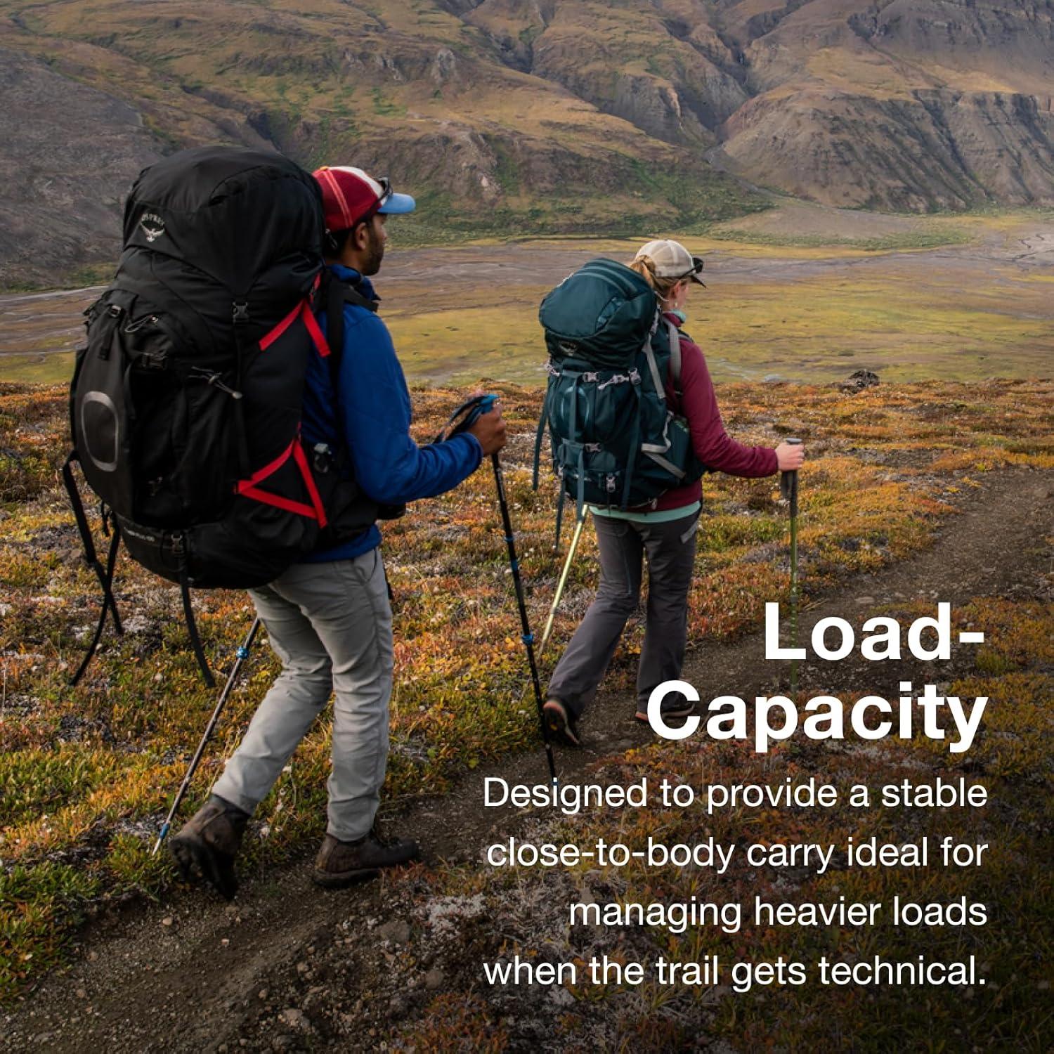 Mochila Osprey Aether Plus 85L Hombre Negro L/XL