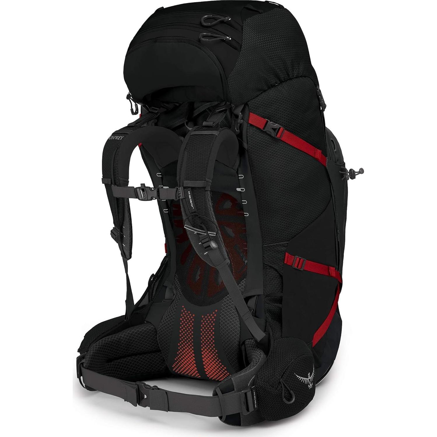 Mochila Osprey Aether Plus 85L Hombre Negro L/XL