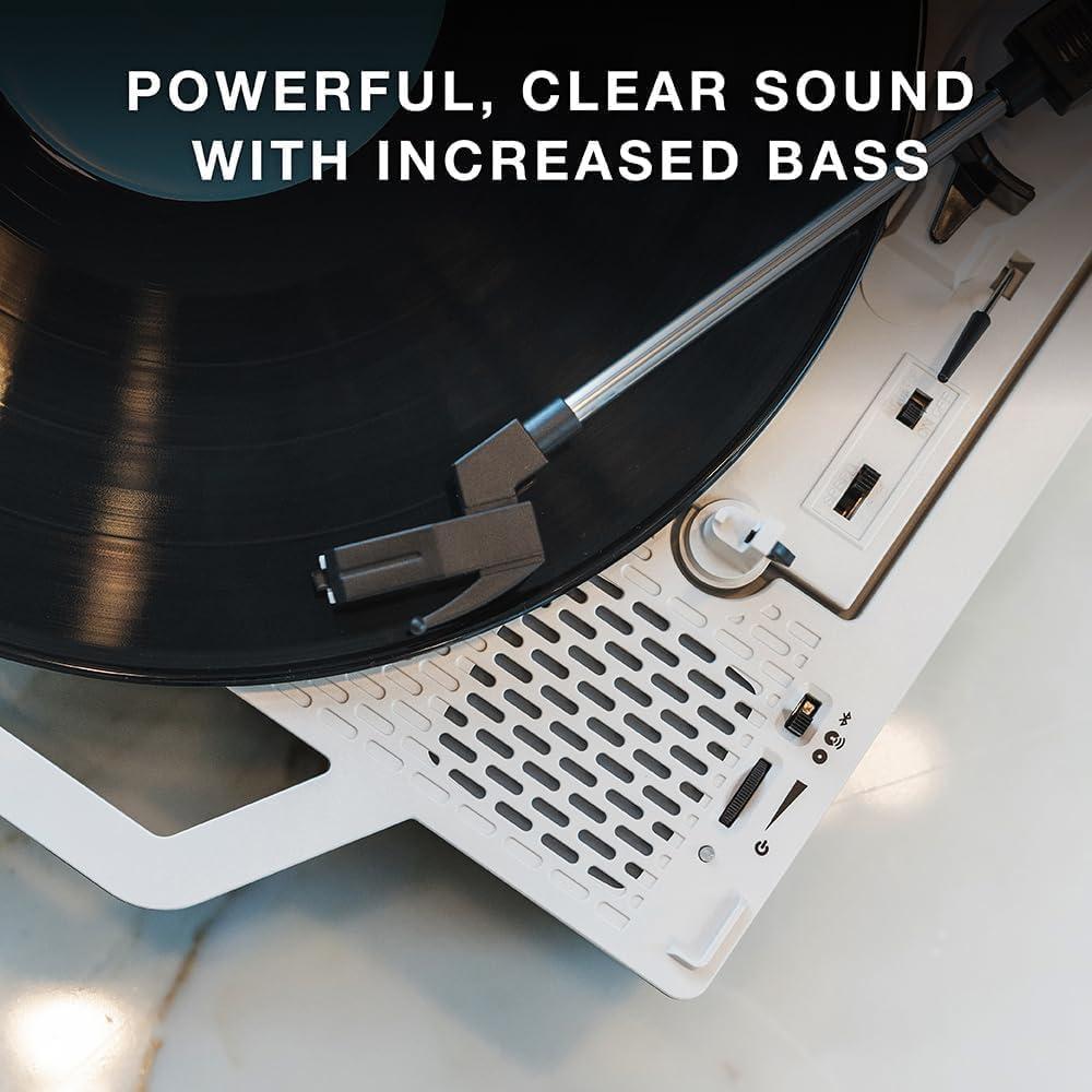 Tocadiscos Victrola Re-Spin Bluetooth 3 Velocidades Gris