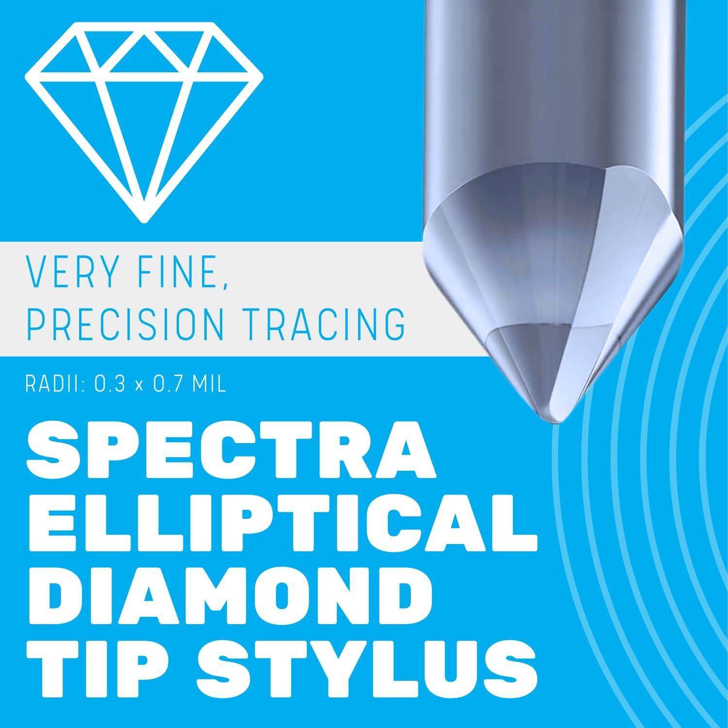 Cartucho P-mount LP Gear CFT4PSE con Diamante Elíptico