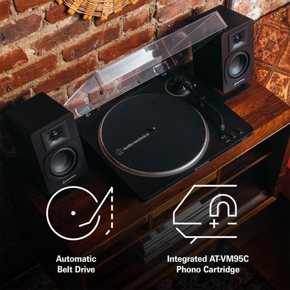 Tocadiscos Automático Audio-Technica AT-LP70X-BZ 2 Velocidades