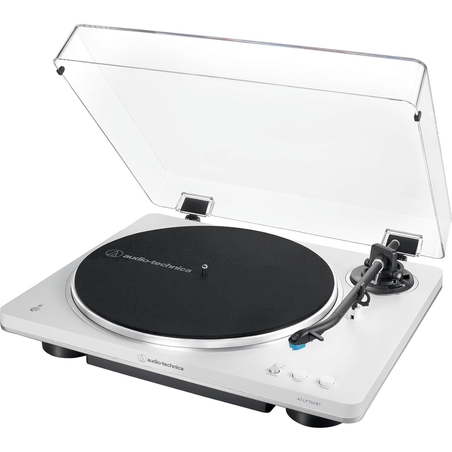Tocadiscos Inalámbrico Audio-Technica AT-LP70XBT Blanco Plata