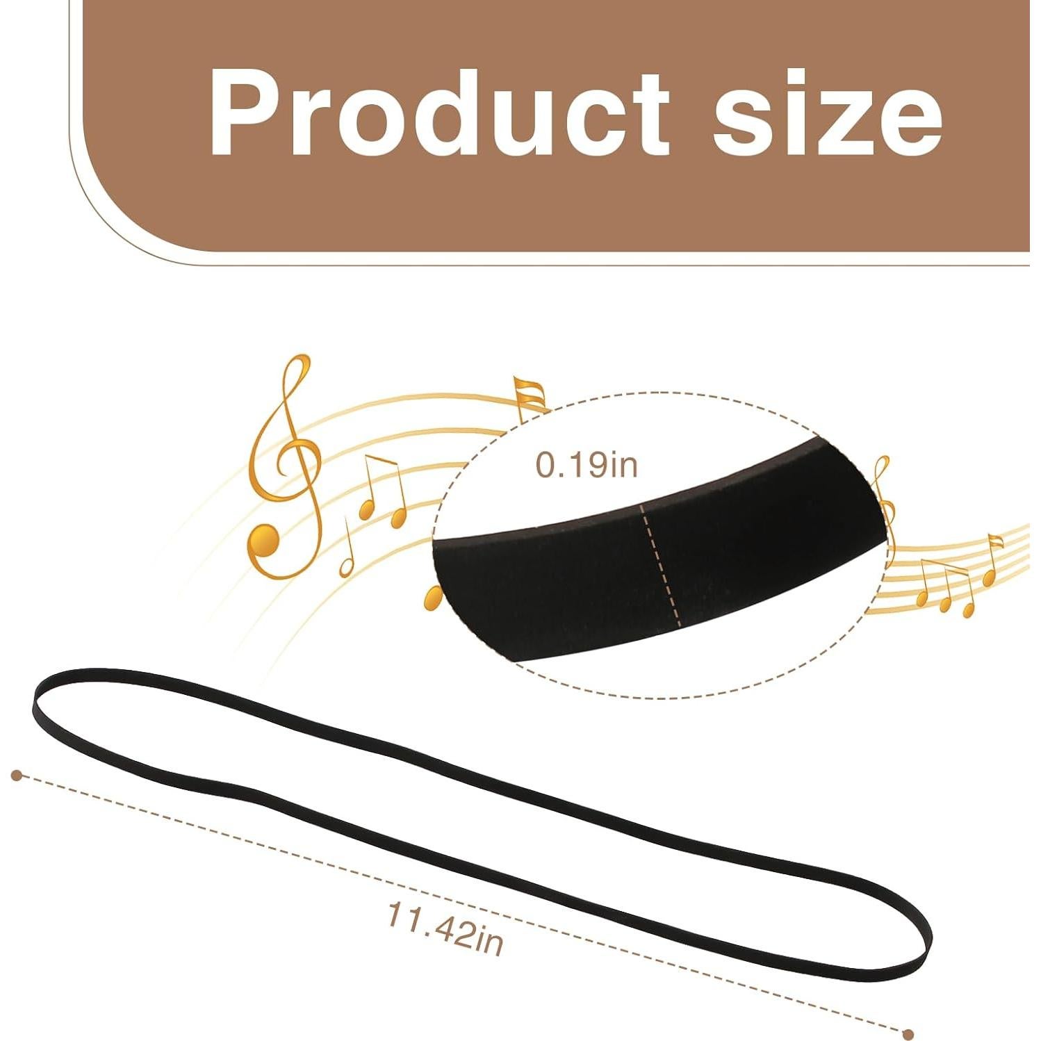 Correa de Tocadiscos Sxkxm 320x4x1mm para Audio-Technica AT-PL50 AT-LP60