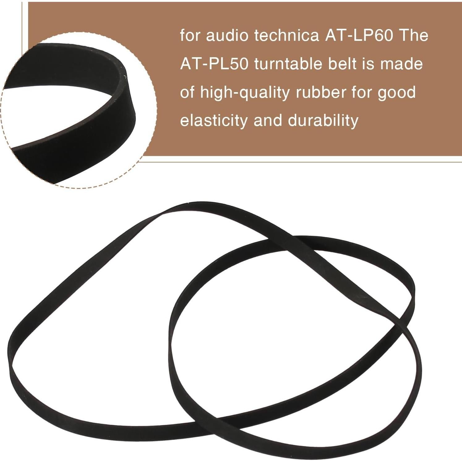 Correa de Tocadiscos Sxkxm 320x4x1mm para Audio-Technica AT-PL50 AT-LP60