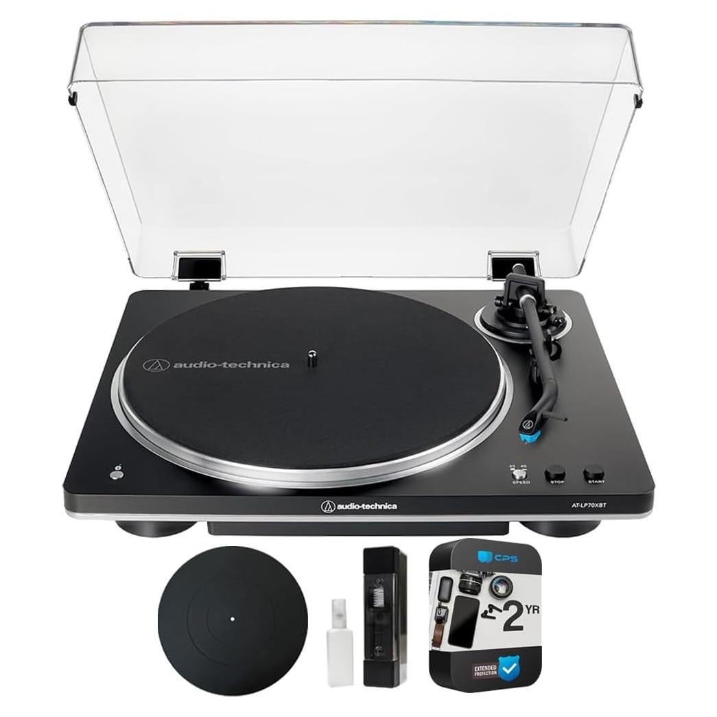Giradiscos Automático Inalámbrico Audio-Technica AT-LP70XBT 33/45 RPM