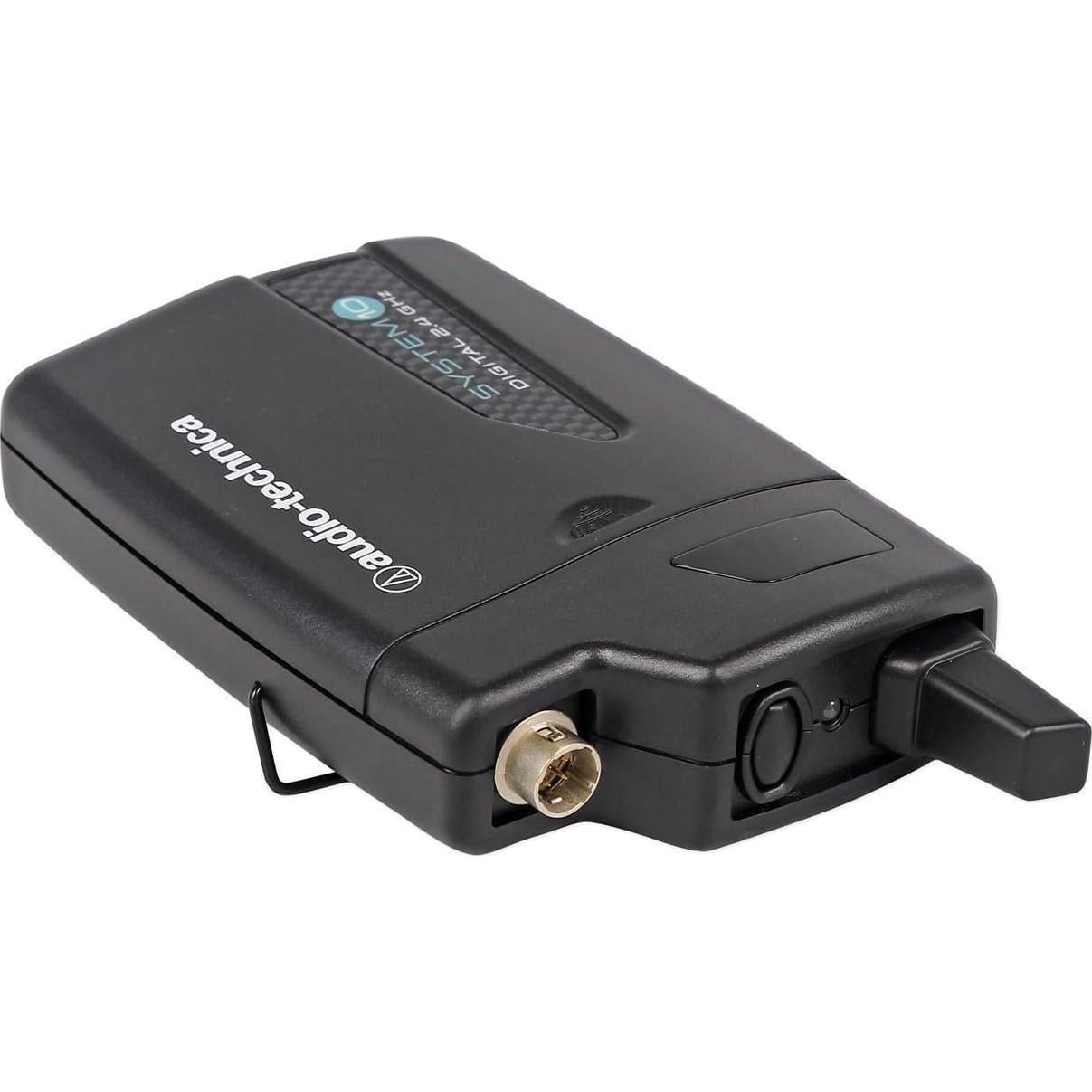 Sistema de micrófono inalámbrico Audio-Technica ATW-1101/H con micrófono de cabeza