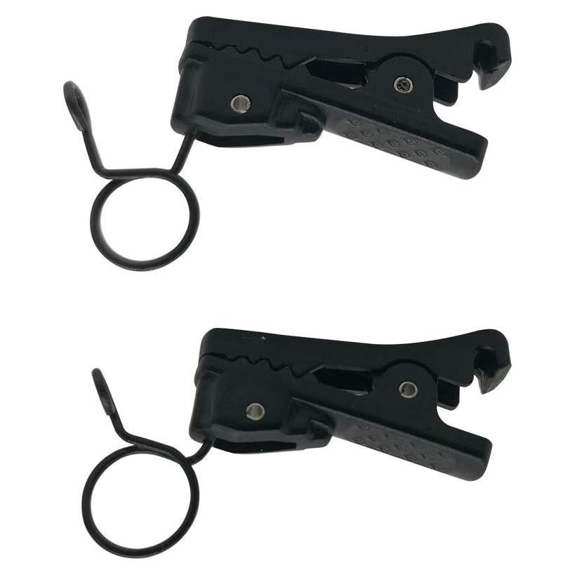 Clip de Corbata para Micrófono Lavalier ABS CANFON 7.5mm - Paquete de 2