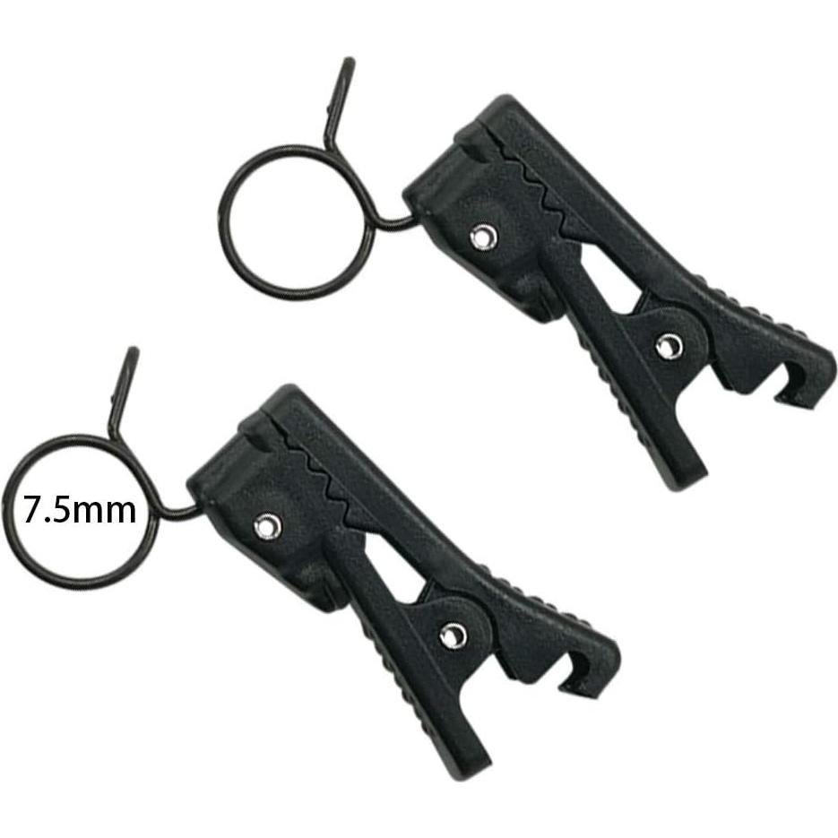 Clip de Corbata para Micrófono Lavalier ABS CANFON 7.5mm - Paquete de 2