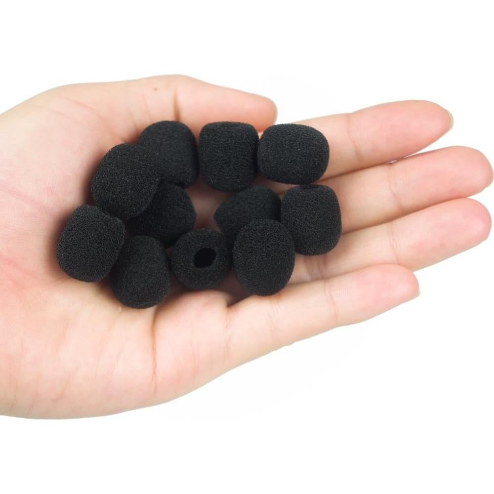 Funda de Espuma Morfone para Micrófono Lavalier - 10 Paquetes