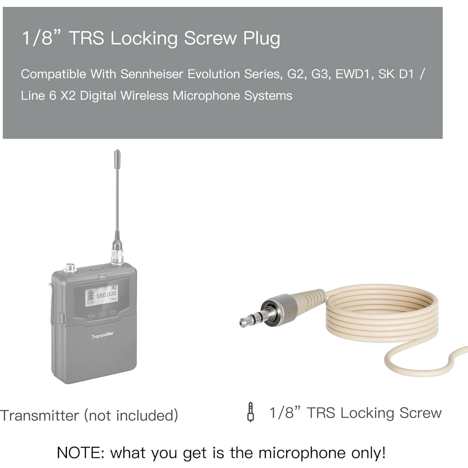 Micrófono de Solapa Condensador JK Pro Beige MIC-J 050