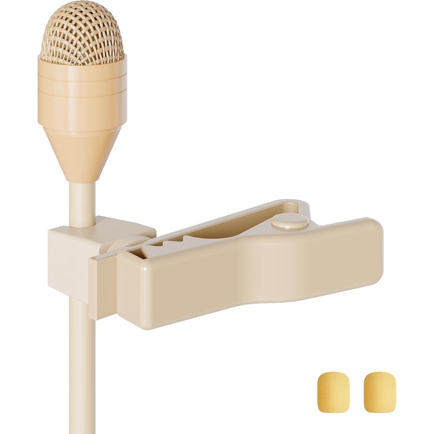 Micrófono de Solapa Condensador JK Pro Beige MIC-J 050