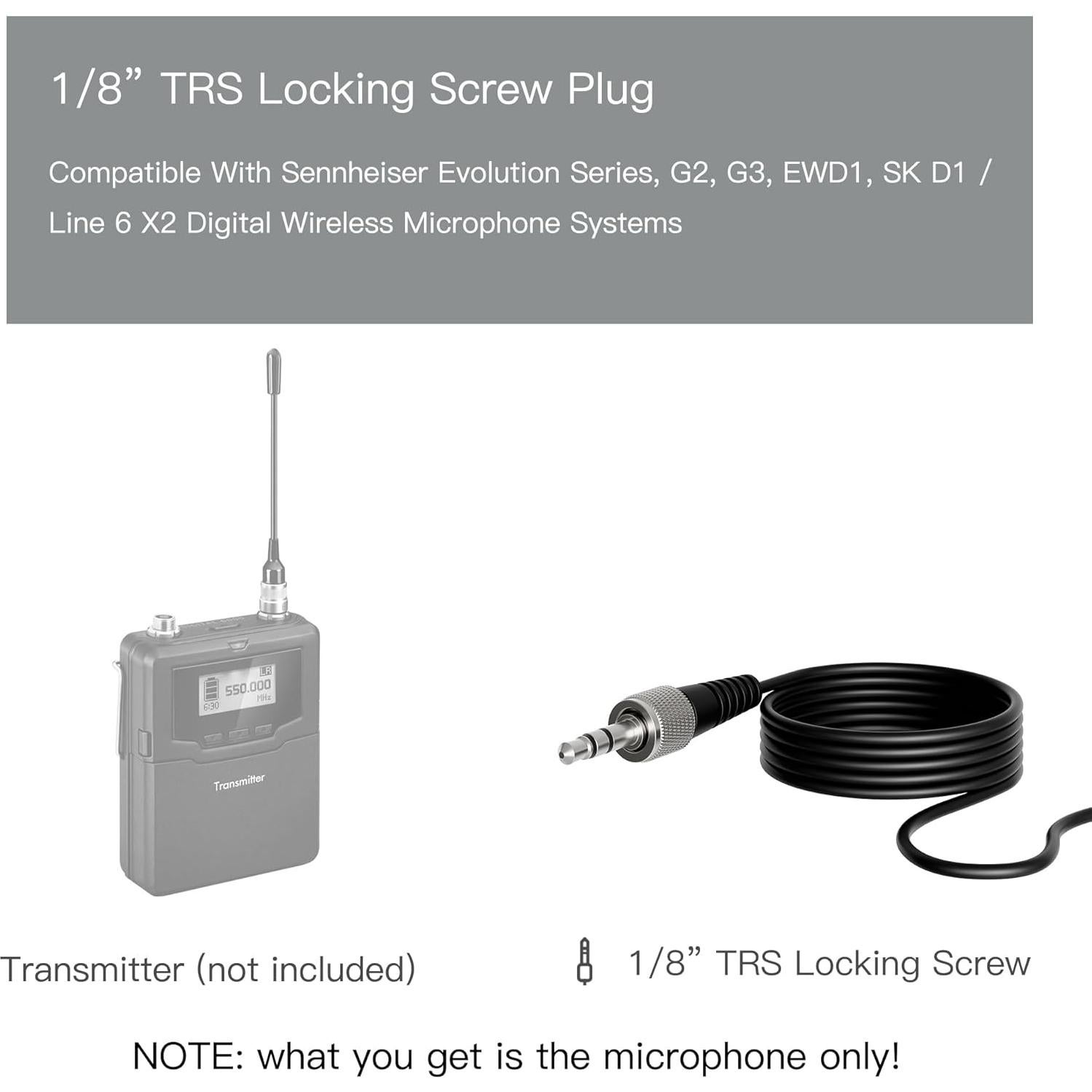 Micrófono Lavalier JK Pro MIC-J 044 Omnidireccional 12g