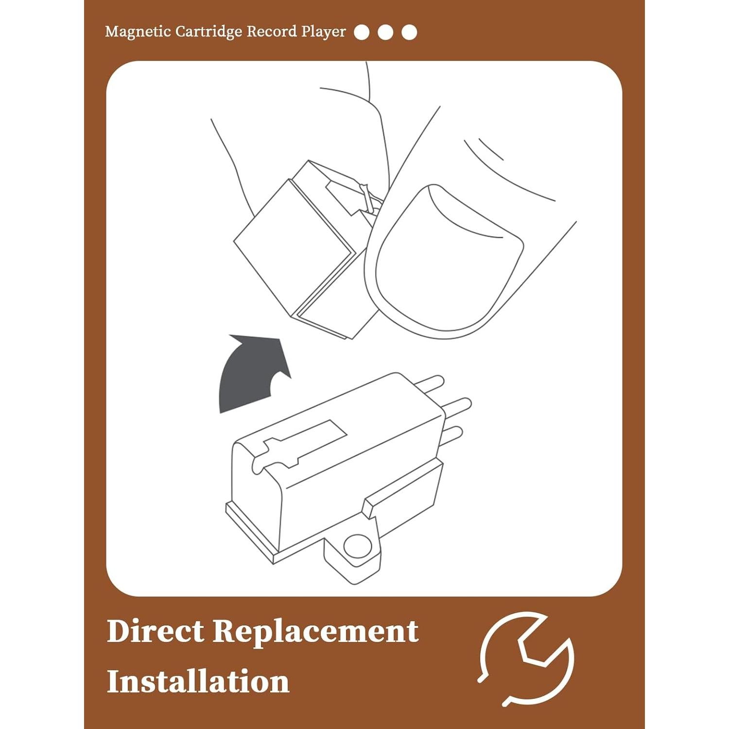 Cartucho Magnético AT3600L para Reproductor de Vinilo - Audio-Technica, Sony, Panasonic, Yamaha