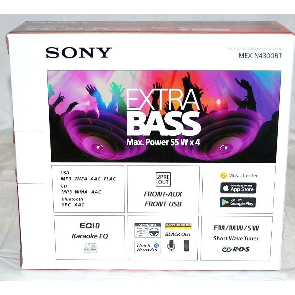 Receptor de Estéreo para Automóvil Sony MEX-N4300BT Bluetooth