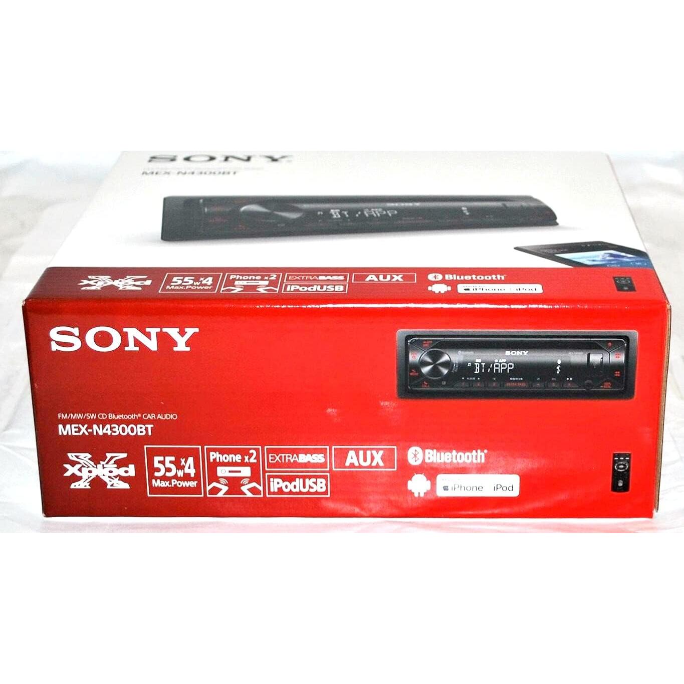 Receptor de Estéreo para Automóvil Sony MEX-N4300BT Bluetooth