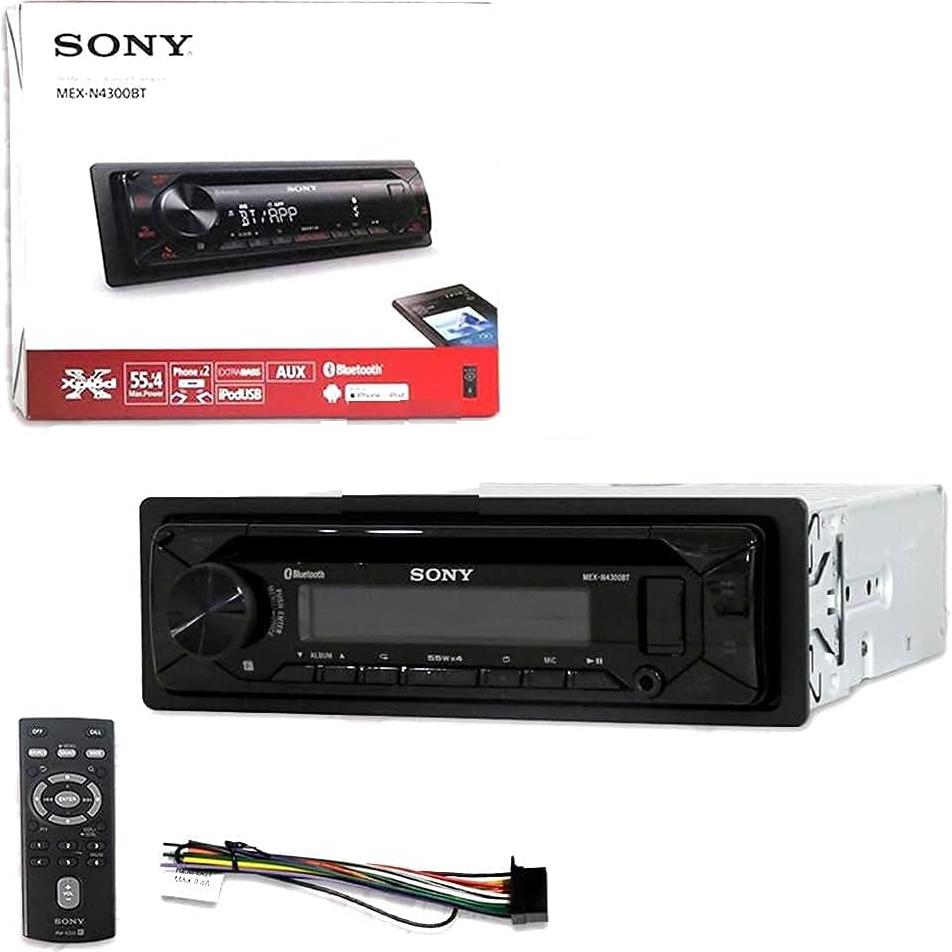 Receptor de Estéreo para Automóvil Sony MEX-N4300BT Bluetooth