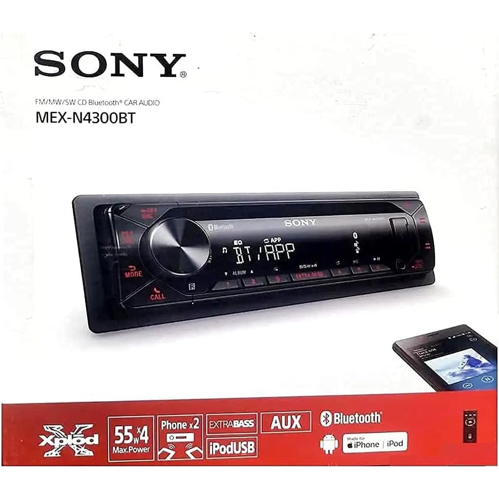 Receptor de Estéreo para Automóvil Sony MEX-N4300BT Bluetooth