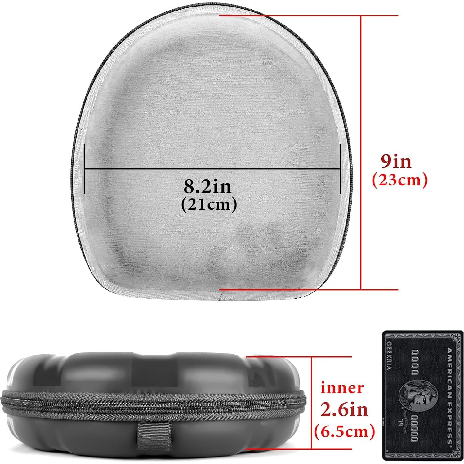 Funda Dura Geekria para Auriculares Audio-Technica - Negro