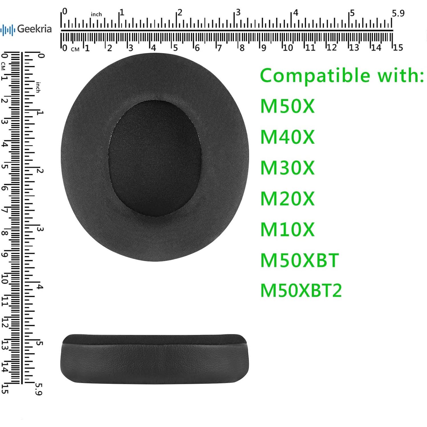 Almohadillas de Reemplazo Geekria para Auriculares Audio-Technica