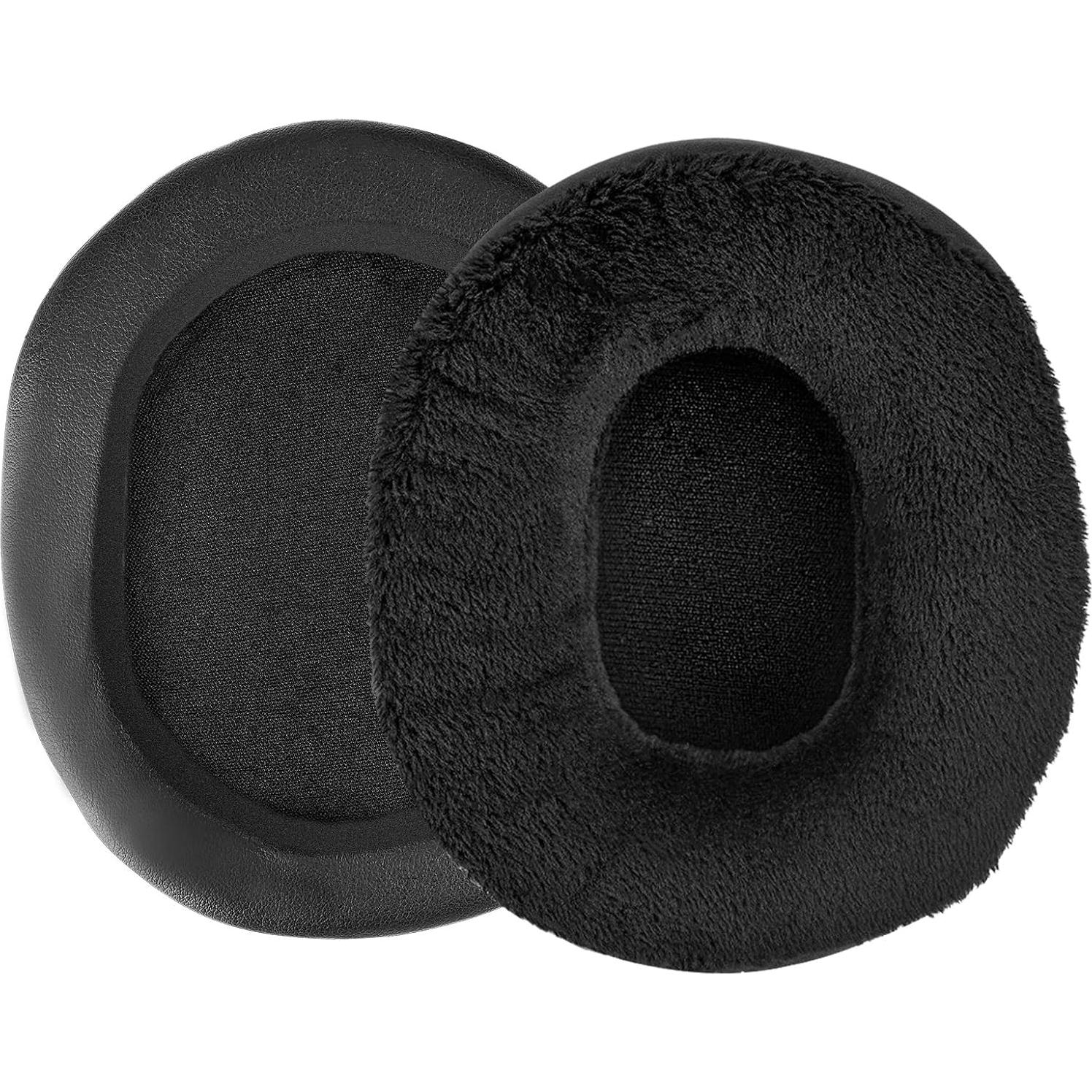 Almohadillas de Reemplazo Linkidea para Auriculares Audio-Technica M50X/M40X/M70X - Extra Gruesas Negro