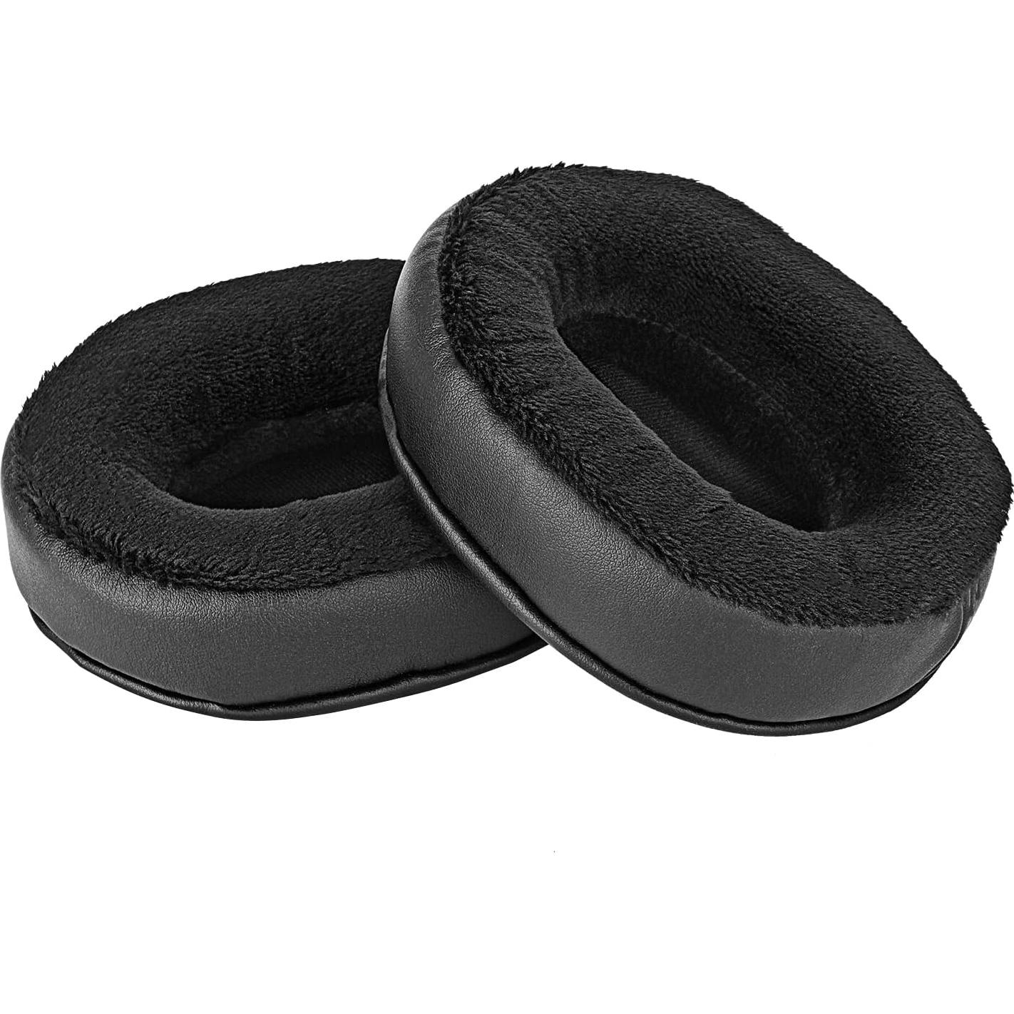 Almohadillas de Reemplazo Linkidea para Auriculares Audio-Technica M50X/M40X/M70X - Extra Gruesas Negro