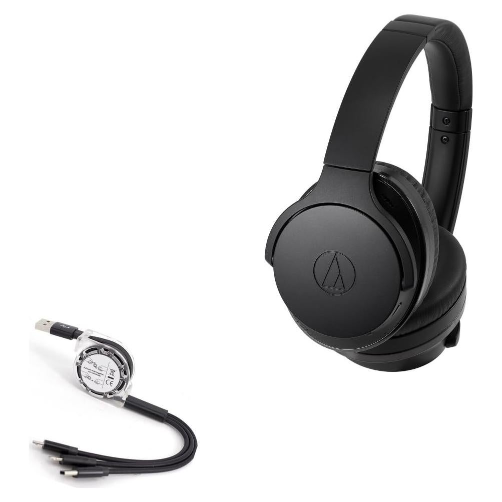 Cable Retráctil BoxWave para Audio-Technica ATH-ANC900BT - USB