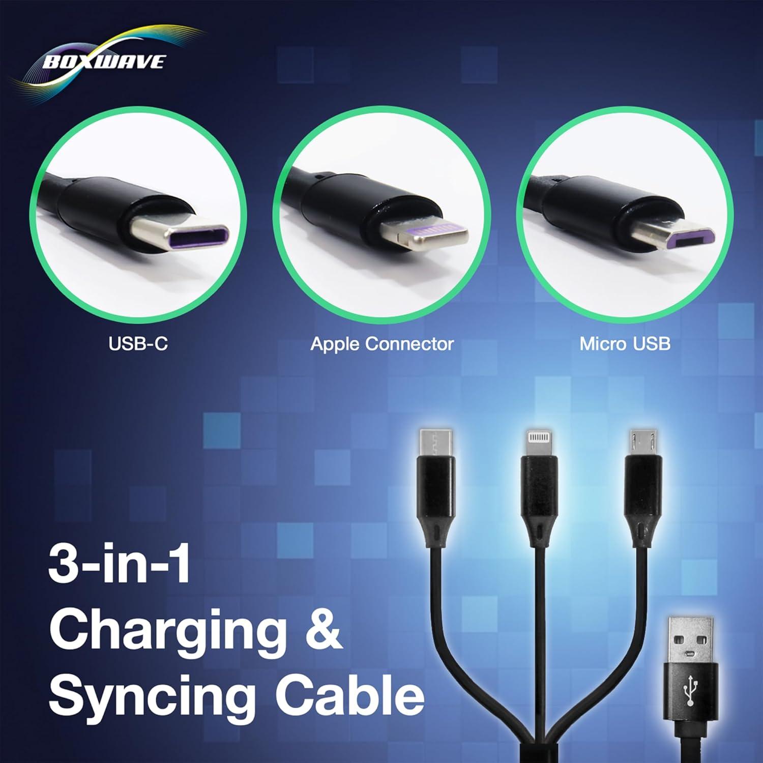 Cable Retráctil BoxWave para Audio-Technica ATH-ANC900BT - USB