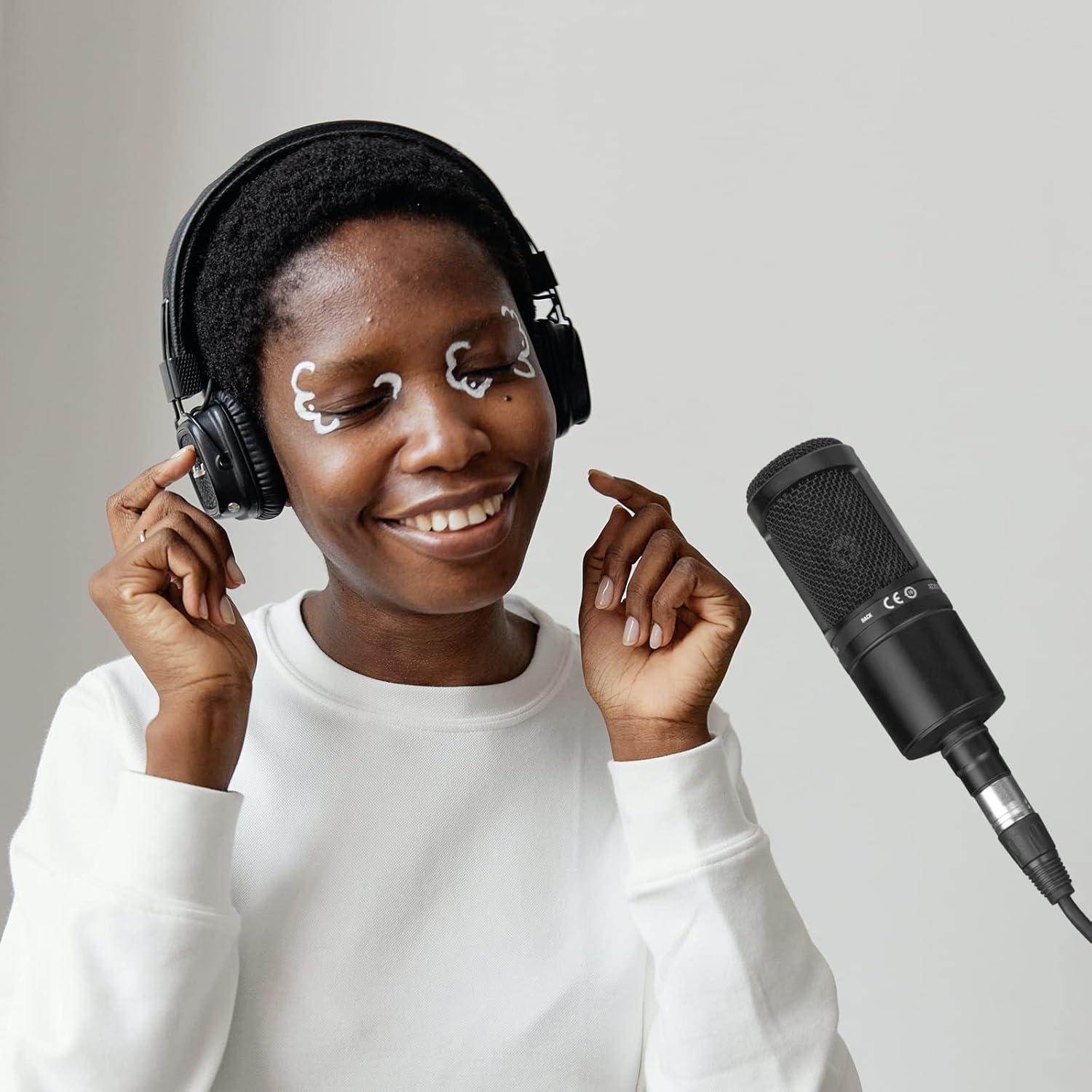 Cable de Micrófono XLR Macho a Hembra 3m GEEKRIA para Audio-Technica