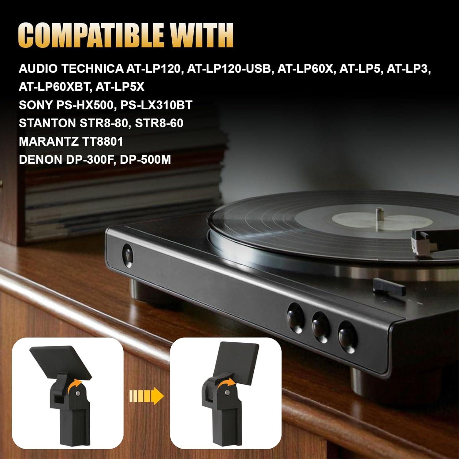 Bisagra de Cubierta de Polvo para Tocadiscos Audio Technica y Sony