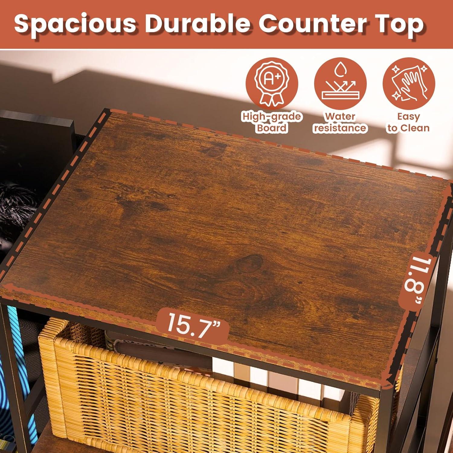 Soporte para Tocadiscos Arbcoler con Almacenamiento para 300 Vinilos